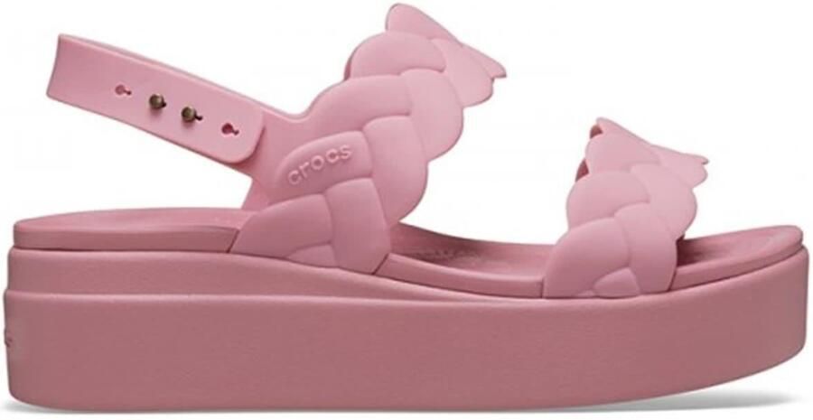 Crocs Brooklyn Woven Thermoplastische Damessandalen Met Rozet