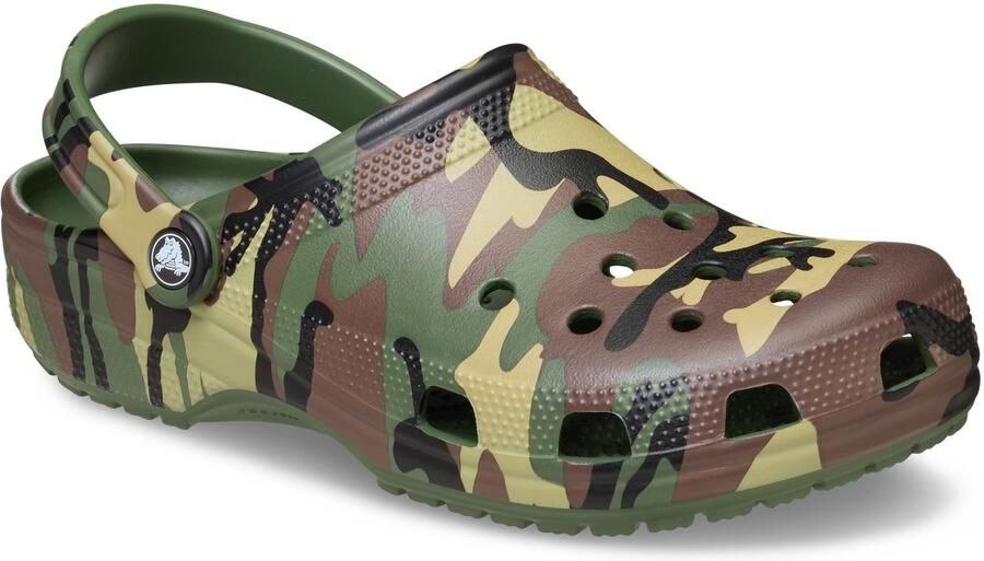 Crocs Classic Camouflage Eva Heren Army Groene Klompen