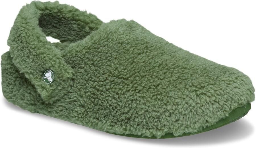 Crocs Classic Cozzzy Polyester Army Groene Slippers