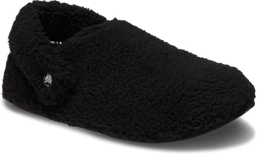 Crocs Classic Cozzzy Slipper Polyester Dames Zwarte Slippers