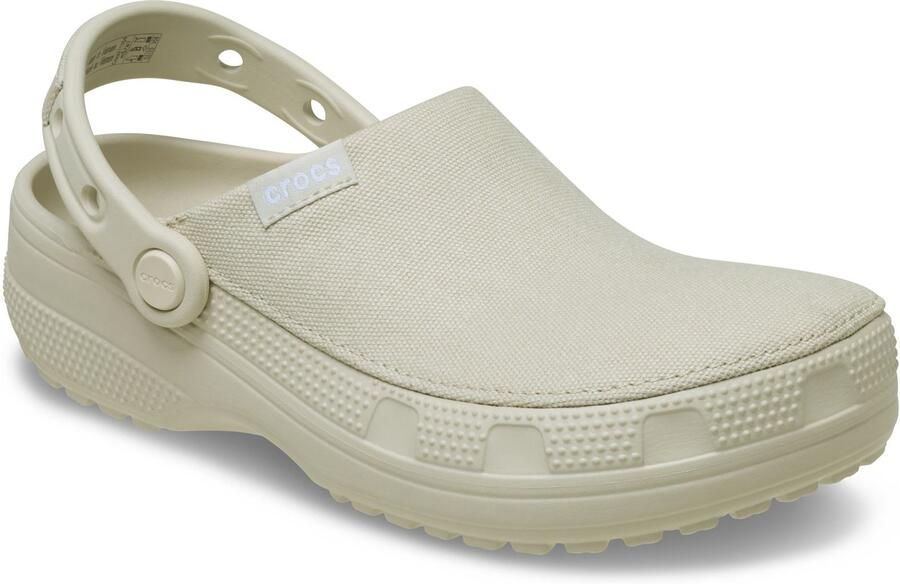 Crocs Classic Crafted Katoenen Stucco Klompen