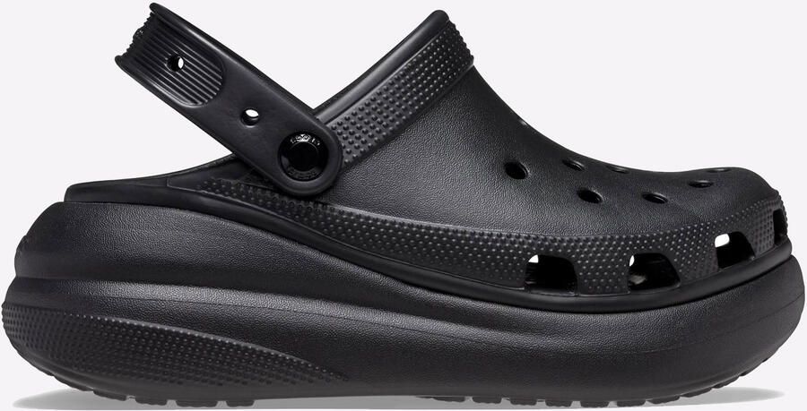 Crocs Classic Crush klompen in zwart