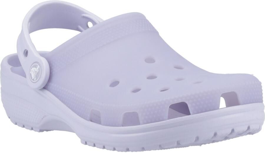 Crocs Classic Frosted Thermoplastische Paarse Maanklompen