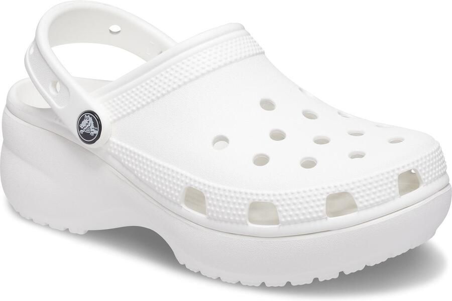 Crocs Classic Platform Thermoplastische Dames Witte Klompen