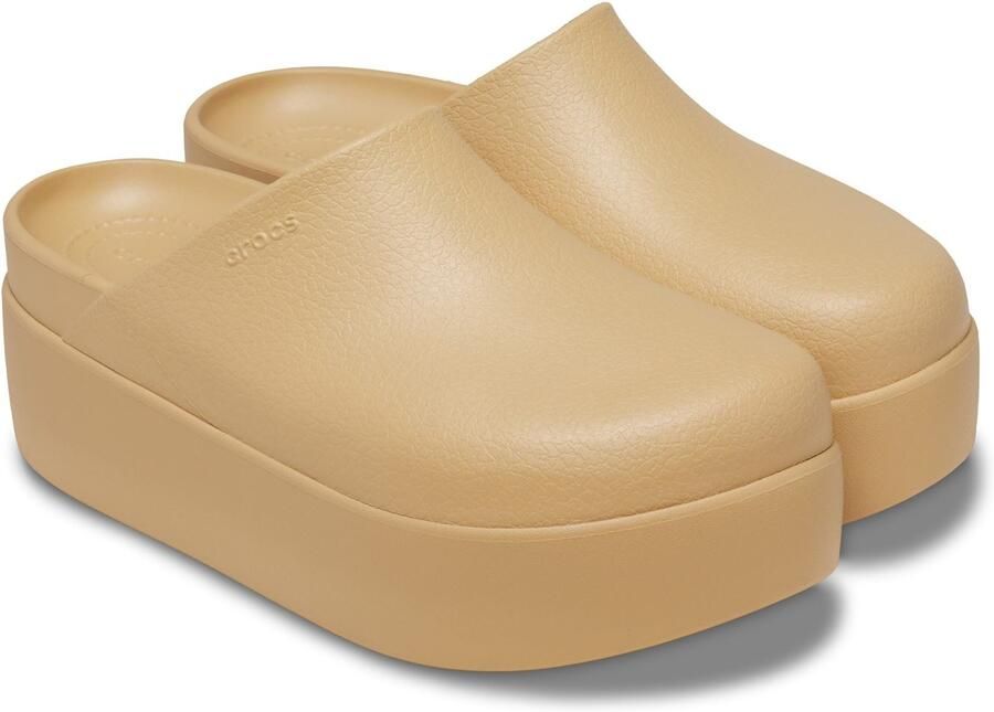 Crocs Dylan Thermoplastische Dames Klompen in Tarwe