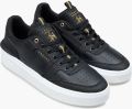 Cruyff Classics Cruyff Endorsed Tennis Heren Sneakers Van Leer In Het Zwart - Zwart