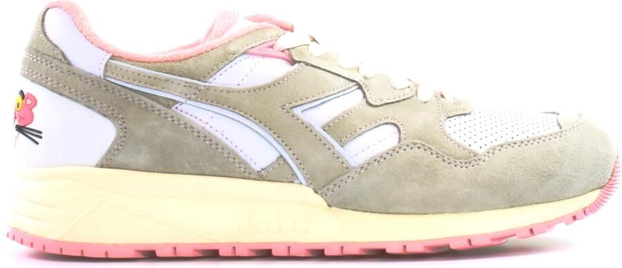 Diadora LC23 N9002 Heren Wit Roze Sportschoenen - Foto 1