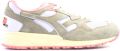 Diadora LC23 N9002 Heren Wit Roze Sportschoenen - Wit