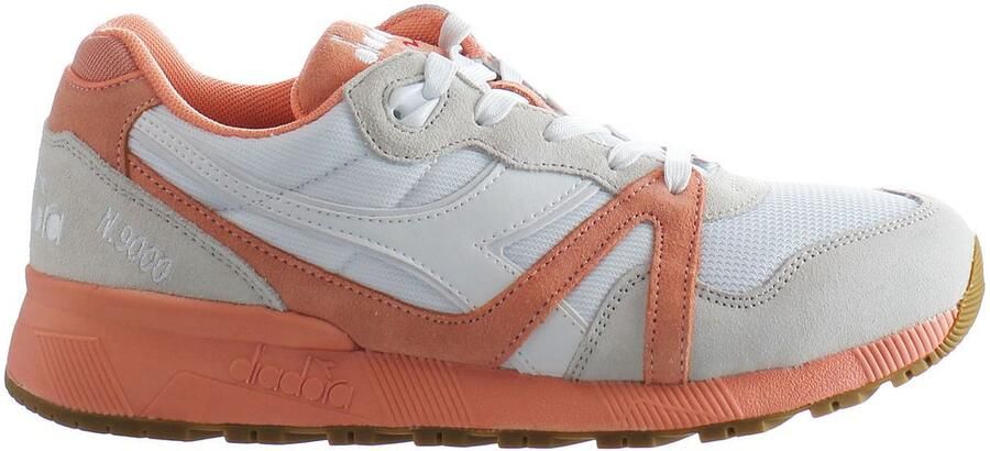 Diadora N9000 III Heren Wit Perzik Trainers
