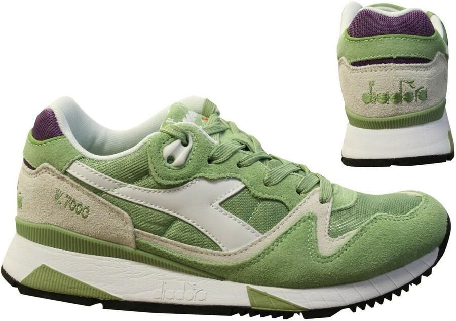 Diadora V7000 Nyl II Heren Groen Trainers