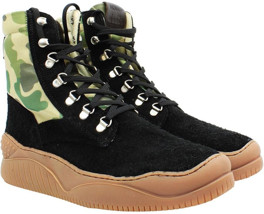 Diadora x McNairy Heren Camo Zwarte Laarzen