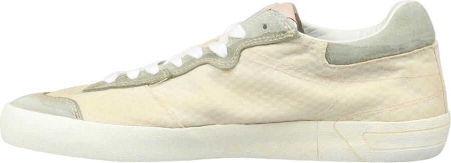 Diesel Heren S-Leroji leren sportschoenen (Antiek Wit)