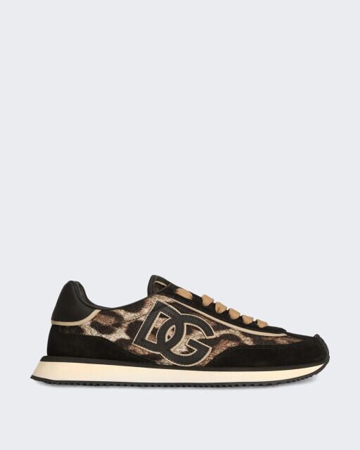 Dolce and Gabbana Dames low-top sneakers leopardprint