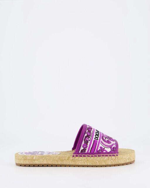 Dolce and Gabbana Dames maiolica viola slipper