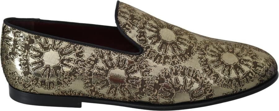 Dolce & Gabbana Bloemen Loafers Slip-on Stijl