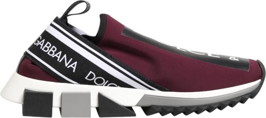 Dolce & Gabbana Bordeaux Sleehakken Sorrento Heren Sneakerschoenen