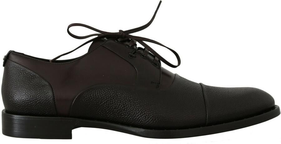 Dolce & Gabbana Bruine Leren Veterschoenen Heren