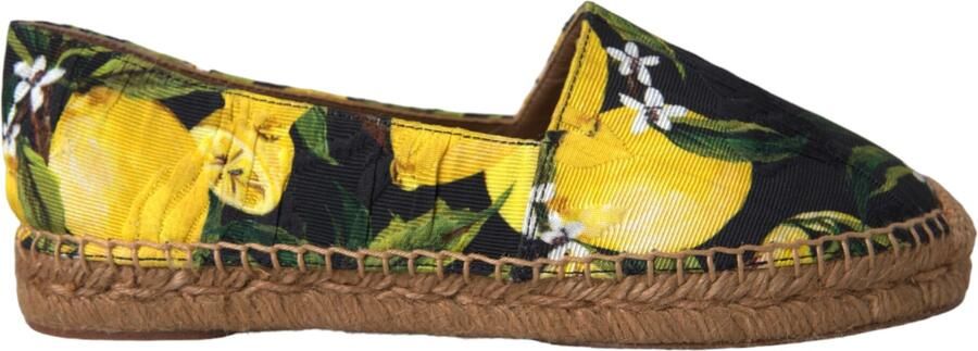 Dolce & Gabbana Citroenprint Espadrilles Slip-on
