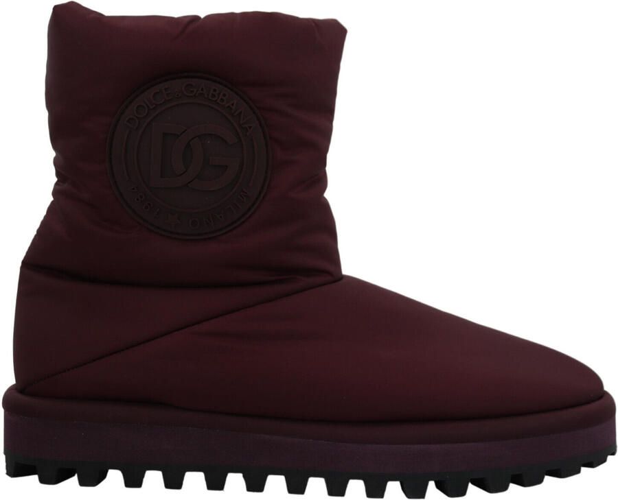 Dolce & Gabbana Dgbranded Gevoerde Boots Winterstijl
