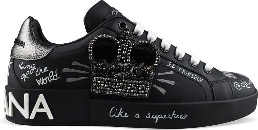 Dolce & Gabbana Dolce&Gabbana Portofino Sneakers Zwart