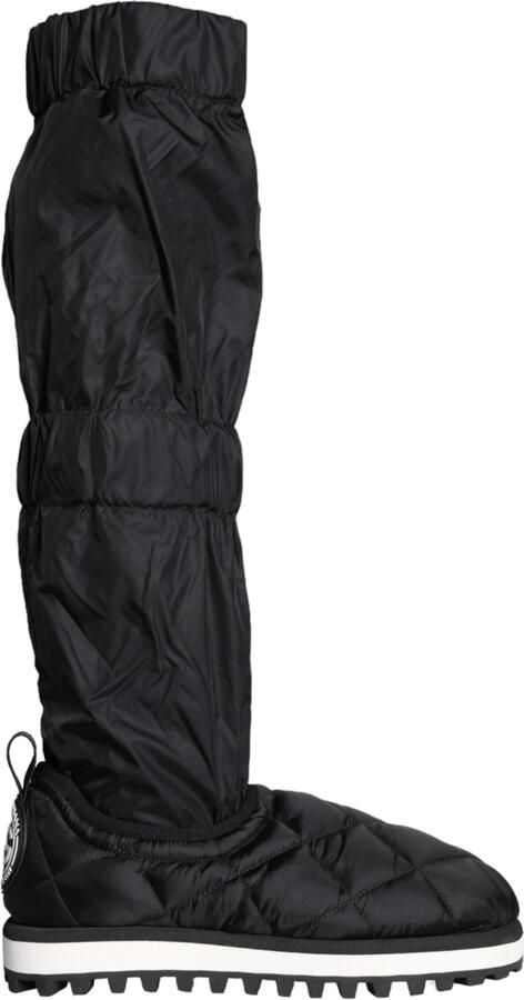 Dolce & Gabbana Gequilte Nylon Boots Modelblack