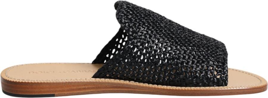 Dolce & Gabbana Geweven Slip-On Sandalen