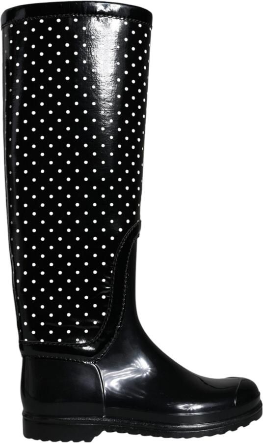 Dolce & Gabbana Glinsterende Polka Dot Regenlaarzen