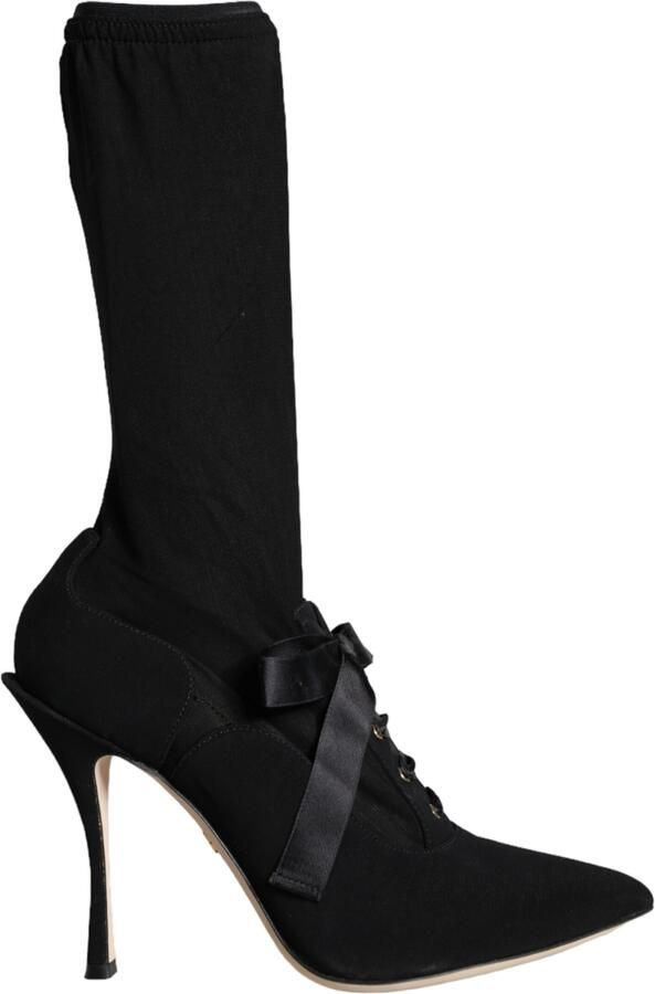 Dolce & Gabbana Hoge Hakken Veterschoenen