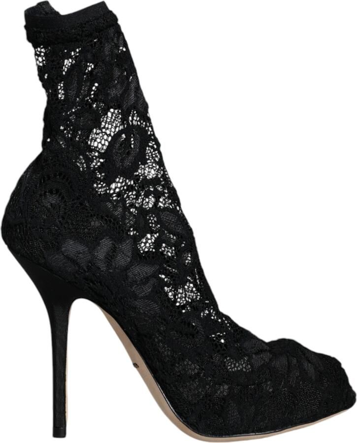 Dolce & Gabbana Lace Peeptoe Hakken Bloemenstijl