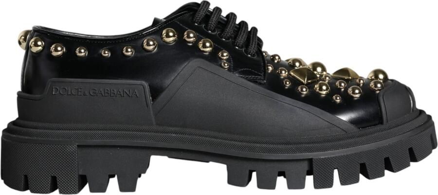 Dolce & Gabbana Leren Derbies Cy0813aj756 Stijl
