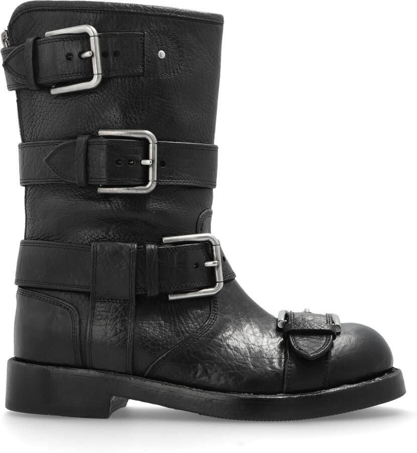 Dolce & Gabbana Leren enkellaarsjes