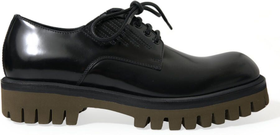 Dolce & Gabbana Leren Oxfords met Vetersluiting in Patentskin