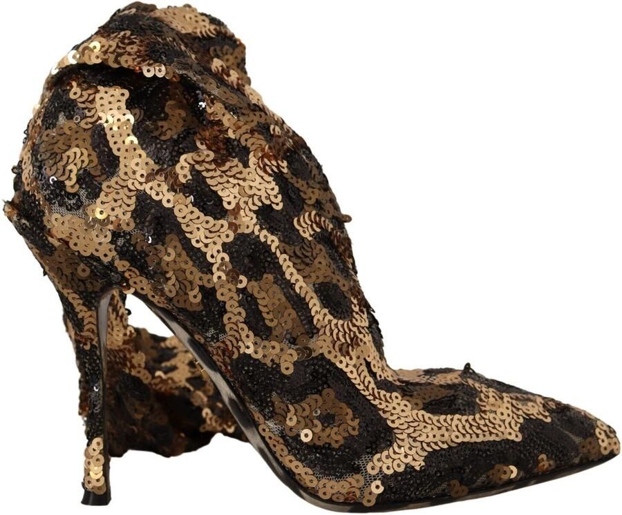 Dolce & Gabbana Pailletten Luipaard Pumps