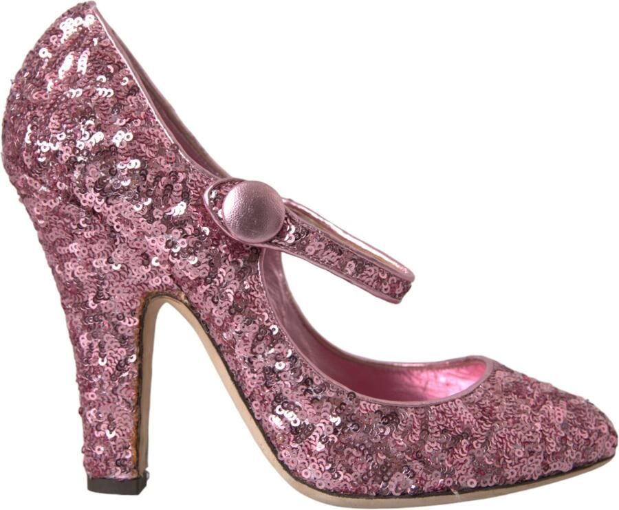 Dolce & Gabbana Pailletten Mary Jane Hakken