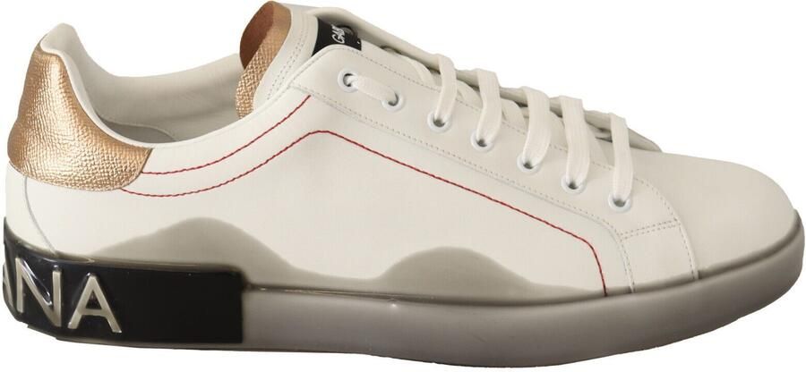 Dolce & Gabbana Portofino Leren Sneakers Cs1759