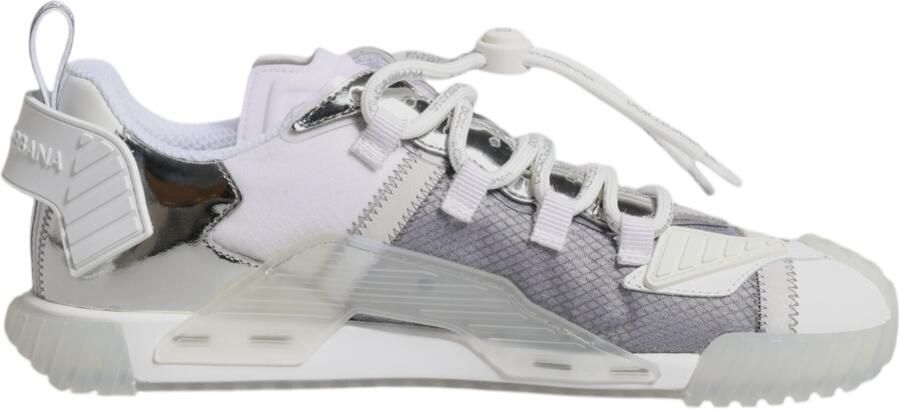 Dolce & Gabbana Portofino Sneakers Cs1888 Witsilver
