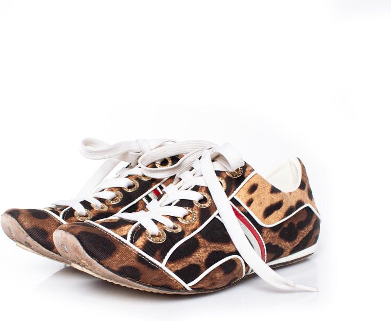 Dolce & Gabbana Pre-owned Dolce & Gabbana luipaard sneakers