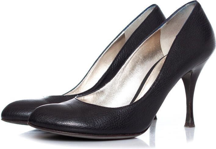 Dolce & Gabbana Pre-owned Dolce & Gabbana Zwarte pumps van generfd leer
