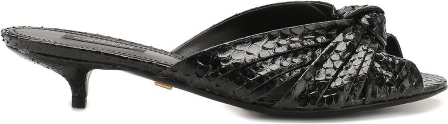 Dolce & Gabbana python leren muiltjes