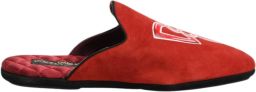 Dolce & Gabbana Rode Suede DG King Heren Huisslippers Schoenen