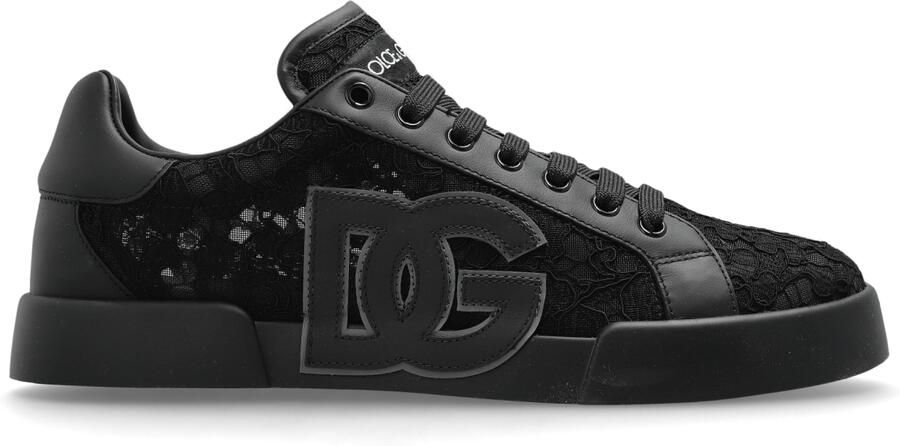 Dolce & Gabbana Sportschoenen met inzet van kant
