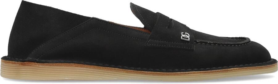 Dolce & Gabbana Suède schoenen met logo