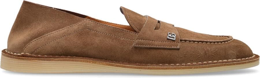 Dolce & Gabbana Suède schoenen met logo