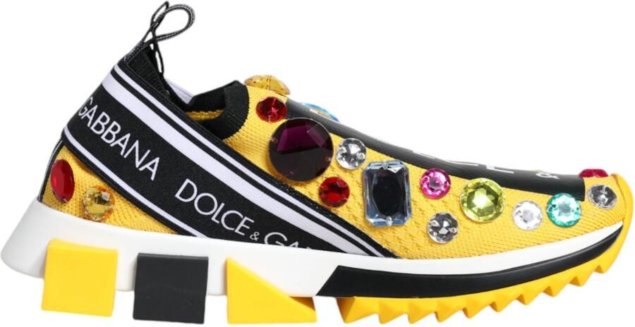 Dolce & Gabbana Versierde Slip-on Sneakers