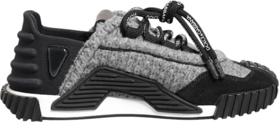 Dolce & Gabbana Zwart Grijze NS1 Lage Sneakers Schoenen