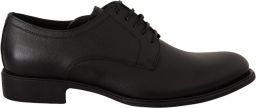 Dolce & Gabbana Zwarte Leren Veterschoenen voor Mannen