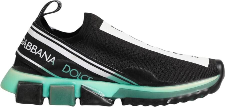 Dolce & Gabbana Zwarte Slip-On Sorrento Heren Sneakers Schoenen