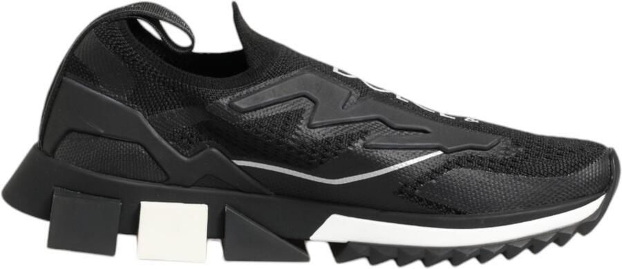 Dolce & Gabbana Zwarte SORRENTO Sport Stretch Sneakers Schoenen