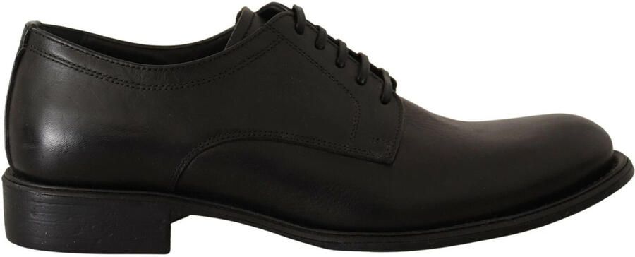 Dolce & Gabbana Zwarte Veterschoenen van Leer voor Heren