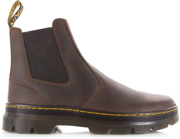 Dr. Martens Embury dark brown crazy horse chelsea boots unisex